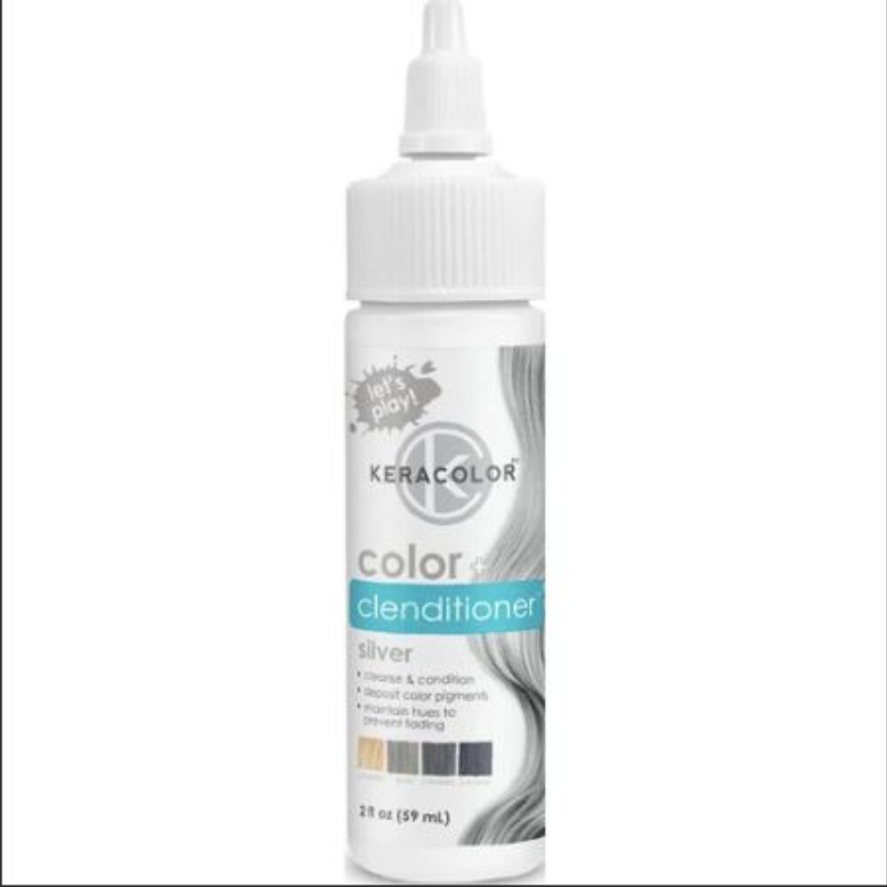 Travel Size KeraColor Color + Clenditioner Silver 2oz
